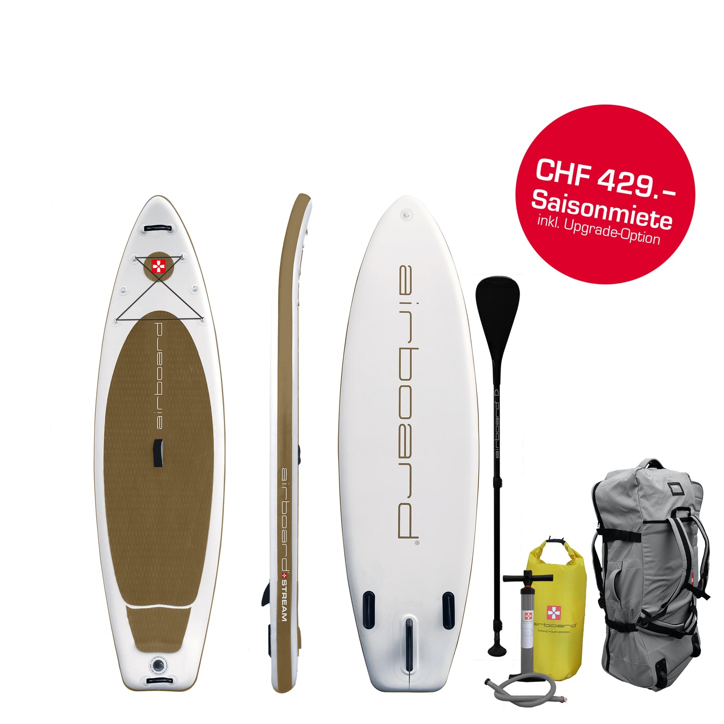 Saisonmiete Airboard STREAM Light 10'6''