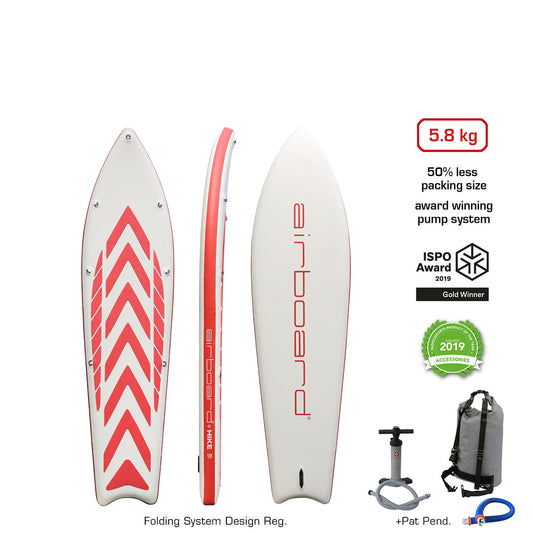 Airboard HIKE Ultralight Red 9'9'' - Aussteller
